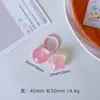 Ca98 Chaveiro Fofo Estrela Coração Gordinha Rosa Ins Pingente de Bolsa Feminina Pingente de Corrente de Celular Presente