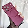 Pintura metálica brillante Manzana multimodelo bolsa de aire en las cuatro esquinas elegante anticaída carga magnética fuerte funda de teléfono de nicho