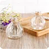 Vaso Estilo Europeu Vidro Transparente Moderno Simples Fresco Criativo Decoração Sala de Estar Mesa Flor Vaso para Flores Secas