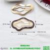 Clip para el Cabello BB de Aceite Goteante Nube Color Macarrón Pasador sin Rastro Pasador Lateral Accesorios para el Cabello DIY Accesorios de Material Hecho a Mano