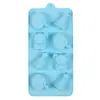 Serie Navideña Santa Árbol Oso Chocolate Dulce Galleta Molde de Silicona Cubo de Hielo Casero Gelatina Gomita Decoración de Pastel