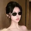 Gafas de sol con montura gruesa tipo Little Red Book, gafas de sol con protección solar para mujer, moda europea y americana para chicas, gafas de sol redondas para adelgazar el rostro, resistentes a los rayos UV