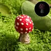 Adornos de decoración para jardín de paisaje en miniatura de bonsái de hongo luminoso transfronterizos, plantas en maceta estilo pastoral, manualidades de resina transfronterizas