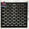 Malla Perforada de Plástico Ovalada Personalizada Malla Decorativa para Estantería de Supermercado Techo Relleno Malla Decorativa Placa Perforada de Agujero Largo