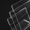Spot A5 A6 acrílico tipo L cartão de mesa etiqueta de preço etiqueta de preço de mercadoria de supermercado transparente display de cartão de mesa de pagamento