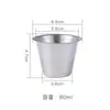 Suministrado Directamente del Fabricante, Taza de Salsa Espesa de Acero Inoxidable 304, Taza Creativa de Condimento de Tomate para Salsas de Estilo Occidental y Filetes