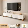 Móvel de TV Minimalista Moderno Sala de Estar Casa 2026 Novo Armazenamento Integrado Apartamento Pequeno Móvel de TV de Chão