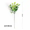 Plantas Verdes Artificiales, Plantas en Maceta con Pasto, Decoraciones para Interiores del Hogar, Flores Artificiales para Bodas, Plantas Artificiales de Eucalipto Individuales