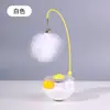 Juguetes para Gatos Transfronterizos para Autoentretenimiento, Juguetes de Plumas que se Mueven, Juguetes Automáticos para Gatos, Plato Giratorio Juguete para Gatitos
