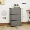 Armário de armazenamento popular para dormitório transfronteiriço, armário multicamadas de não tecido, armário para casa de aluguel, armário de armazenamento tipo gaveta para itens diversos