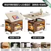 Mesa de centro para sala de estar, mesa de centro estilo vintage, móvel e dobrável, para apartamentos pequenos, 2026 mesa lateral multifuncional para sofá, subsidiado pelo estado