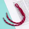 Nuevo Llavero de Cuerda Trenzada de Colores Estilo Ins de Moda DIY Cuerda Nudada Cuerda Trenzada Accesorio Creativo de Moda para Bolso