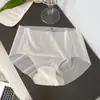 Ropa Interior Transparente de Seda de Hielo, Pantalones Mascarilla Antibacterianos 3D Ultra Delgados Transpirables de Alta Elasticidad, Estilo Delgado de Verano, Servicio Transfronterizo