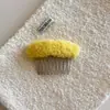 Pinza de Peine de Pelo Esponjoso de Lana de Cordero de Caña Alta para Mujer, Nuevo Estilo Otoño e Invierno, Pinza para Flequillo, Peine para el Cabello, Accesorio de Pelo de Felpa