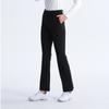 PGM Roupas de Golfe Femininas Outono Cinto Elástico Tecido Esportivo Levemente Flare Calças Emagrecedoras