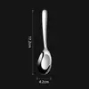 Colher Pequena de Aço Inoxidável para Uso Doméstico, Colher Plana Infantil, Colher de Sopa com Cabo Longo, Colher de Jantar Dourada da Moda, Colher de Sopa Fofa