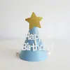 Estilo Ins Coreia do Sul Adereços para Fotos de Aniversário Chapéu de Aniversário de Feltro Vestido Fofo Fantasia Engraçada Desenho Animado Adereço de Cabeça para Festa Infantil