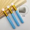 Pincel para sombra nasal pincel de limpeza chanfrado pincel de cílios pincel de maquiagem para cravos do nariz suprimentos para tatuagem de beleza cílios atacado