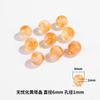 Cristal Torre Amarelo Natural Transfronteiriço Contas Soltas 4-12mm Contas Pulseira de Contas DIY Pulseira com Contas Contas de Cristal Semi-Acabadas