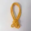 Serie Miu Simple Lanyard Tejido a Mano de PU para Teléfono Móvil Llavero de Cuerda Trenzada Colgante para Bolso Cuerda Trenzada con Núcleo de Cuero