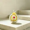 Colgante de bolsa giratorio de nueve casillas de doble cara estilo étnico, llavero, colgante, accesorio, regalo pequeño, al por mayor