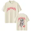Camiseta Gachiakuta Rudo de Anime para Hombres y Mujeres Casual Retro Ropa Streetwear Masculina Dibujos Animados Cómics
