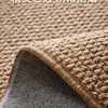 Alfombra de piso gruesa de imitación sisal para sala de estar, estudio, dormitorio, mesita de noche, puerta de entrada, alfombra de sisal, tapete de piso