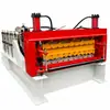 Máquina Prensadora de Tejas de Acero Color de Doble Capa, Equipo Grande para Tejas de Acero Color con Forma por Doblado en Frío, Máquina Prensadora de Tejas con Patrón de Ola de Agua