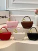 2026 Bolsa Feminina Moda Simples Cor Sólida Costura Elegante Chique Bolsa de Ombro Transversal Versátil Bolsa de Verão