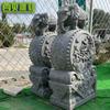Tambor de bloqueo de mármol, escultura de piedra para patio, jardín, puerta, decoración de piedra, adornos, tallado de piedra, tambor de puerta de elefante de piedra azul