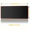 Alfombrilla de Ratón para Oficina de Negocios Grande Ip Laptop Venta Caliente Transfronteriza Negra de Gama Alta Alfombrilla de Escritorio para Gaming