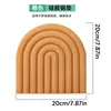 Venda Quente Transfronteiriça Tapete de Silicone para Panela Almofada de Isolamento Térmico Tapete para Tigela Jogo Americano Tapete para Prato Tapete de Silicone Mesa de Jantar Amazon Casa Tapete Arco-Íris