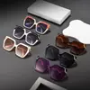 Gafas de Sol Metálicas con Forma de Ola y Serpiente de Marco Grande de Celebridad de Internet para Exteriores, Fotografía, Femeninas, de Gama Alta, Personalizadas, Retro, Cuadradas
