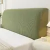 Funda de Cabecero de Cama de Color Sólido Estilo Simple Alta Elasticidad, Modelo Nuevo para Todas las Estaciones, Funda de Respaldo de Cama Antideslizante y a Prueba de Polvo