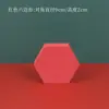 Accesorios de fotografía de cubo fotografía comida madera se puede fijar arco geométrico lavable adornos serie roja y blanca