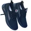 Primavera Old Beijing Cloth Shoes Sapatos Masculinos Sapatos Casuais Masculinos Meia-idade e Idosos Malha Respirável Tênis Sapatos de Caminhada para Idosos