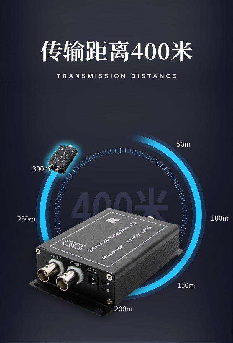 AHD二路复用器