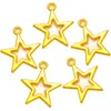 5 Cores DIY Acessórios de joias de liga retrô pingente de estrela oca Pingente Direto da Fábrica 15 * 13MM L339