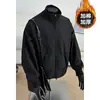 Jaqueta curta estilo americano marrom para homens, marca moderna de primavera e outono, jaqueta de alta qualidade cleanfit com gola alta, jaqueta bomber