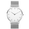 Relojes de pulsera de cuarzo de aleación de moda informal de malla de acero inoxidable para hombres y mujeres sin logotipo PV de comercio exterior con explosiones de deseos