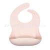 Productos para madres e hijos Babero impermeable tridimensional para niños Babero de aprendizaje para comidas de bebé Babero de silicona con ajuste de 6 velocidades para comidas de bebé