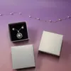 Cajas para Joyería al por Mayor en Stock, Cajas de Tapa y Base de Papel Perlado para Anillos, Colgantes, Pulseras, Cajas de Regalo para Joyería, Cajas para Joyería