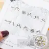 Paquete de material para manicura 2024 primavera y verano nuevo estilo mono mismo estilo hacha Corazón Torcido Cristal K9 diamante flash manicura al por mayor