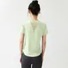 Camiseta Deportiva Transpirable de Secado Rápido Adelgazante para Mujer con Malla Trasera para Yoga, Running, Entrenamiento, Pilates, Fitness Nuevo