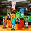 Trofeos Deportivos Creativos Personalizados para Carreras de Maratón, Fútbol, Baloncesto, Billar, Competición de Bádminton, Medallas de Campeón para Niños