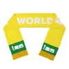 Bufandas de aficionado para el Mundial de EE. UU., Canadá, México, Copa de Europa, Inglaterra, Brasil, Francia, Argentina tela de ojo de pájaro
