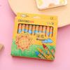 Caja de Crayones Dibujo Animado Estudiante Niños Pintura Graffiti Pincel para Colorear 8 Colores 12 Colores 24 Colores Crayones de Colores Venta al por Mayor