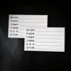 Estuche Rígido de Plástico PVC Transparente para Tarjeta de Identificación de Trabajo de Estudiante, Portapase, Clip para Correa, Etiqueta de Identificación de Material, Etiqueta de Nombre