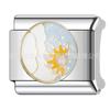Pulseira de Módulos de Aço Inoxidável Série Sun Star Venda Quente Transfronteiriça 9mm Emendada Pulseira DIY Estilo Italiano