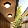 Lámparas de techo para exteriores, impermeables y a prueba de insectos, adecuadas para balcones, patios, pérgolas, pasillos, corredores y entradas exteriores, incluyendo los aleros de las casas.